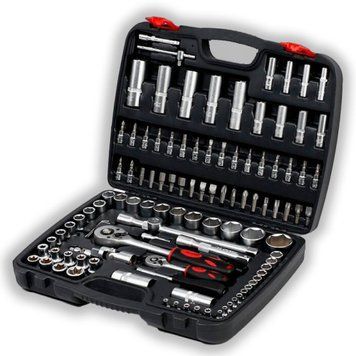 Набір інструментів Zhongxin Tools Force, 108 предметів, у пластиковому професійному кейсі 4356656562551 фото