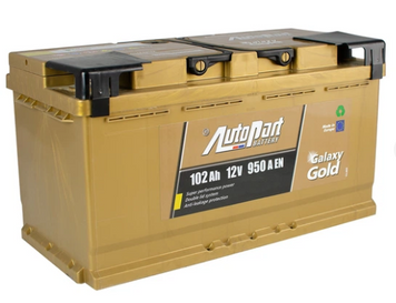 Акумулятор AutoPart Galaxy Gold 102Ah 950A R+/L+ (L5) 102950 фото