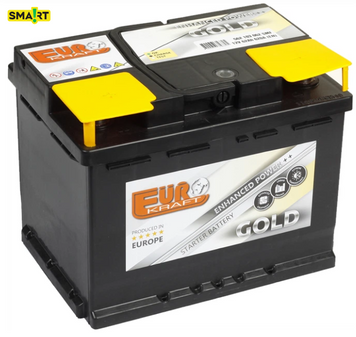 Автомобільний акумулятор Eurokraft Gold 62Ah 620A 12V Euro (L2) (+/-) 626202 фото