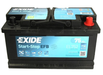 Акумулятор автомобільний Exide Start-Stop EFB 75Ah 730A 12V R+ (EL752, L3) 757301 фото