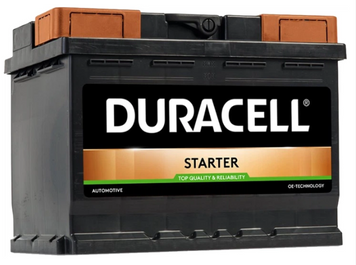 Автомобільний акумулятор Duracell Starter DS62 62Ah 510A 12V Euro (L2) (-/+) 62510 фото