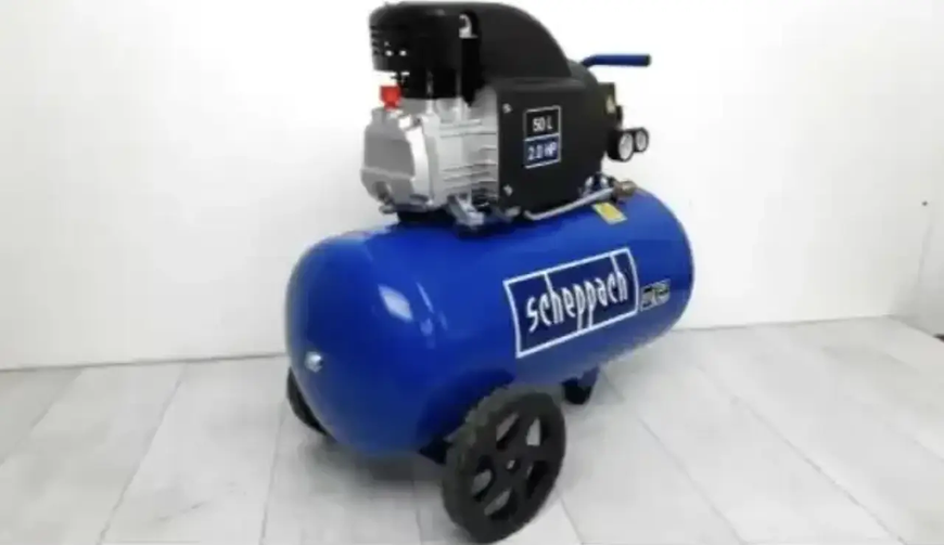 Компресор повітряний Scheppach 50 л ( 2.4 кВт / 8 бар / 200 л/хв ) Scheppach50L фото
