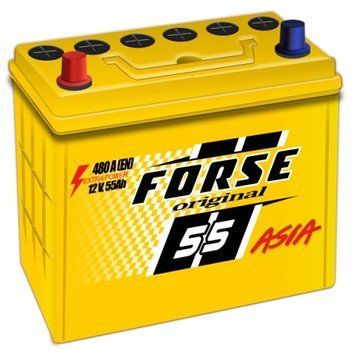 Акумулятор Forse Original Asia 6CT-55Ah 480A L+/R+ (12V) 554804 фото