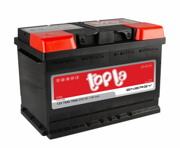 Акумулятор автомобільний Topla Energy 75Ah 700A 12V R+/L+ (Euro L3, Ca/Ca) 757002 фото
