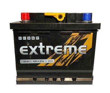 Акумулятор Extreme 6CT-50A(1) 50Ah 480A (12V) R+/L+ 504801 фото