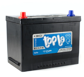 Акумулятор автомобільний Topla TOP Energy Japan 75Ah 740A 12V R+/L+ (Asia D26, Ca/Ca) 757401 фото