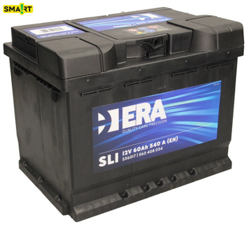 Автомобільний акумулятор ERA SLI 60Ah 540A 12V Euro (L2) (-/+) 605403 фото