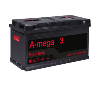 Акумулятор A-Mega Standard 100Ah 850A R+/L+ (L5) 1008506 фото
