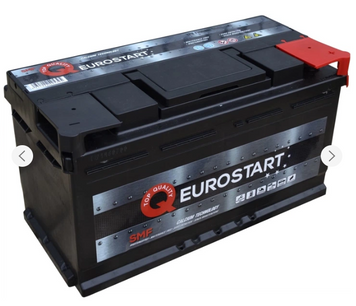 Акумулятор EUROSTART 100Ah 850A R+/L+ (L5) 1008507 фото